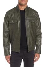 Men's Reaction Kenneth Cole Faux Leather Jacket - Green