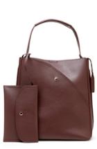 Sole Society Hingi Faux Leather Tote - Brown