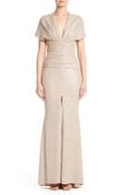 Women's Talbot Runhof Metallic Mermaid Gown