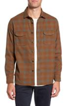 Men's Jeremiah Peak Flannel Sport Shirt, Size - Brown