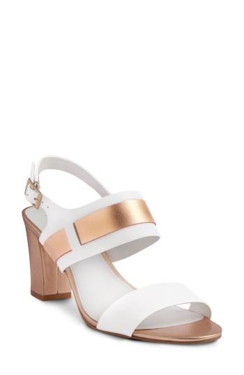 Women's Shoes Of Prey Slingback Sandal B - White
