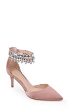 Women's Jewel Badgley Mischka Damonica Crystal Embellished Sandal M - Pink