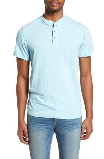 Men's Vintage 1946 Slub Henley - Blue