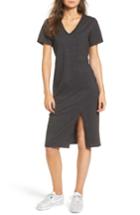 Women's Socialite Knee Length T-shirt Dress - Grey