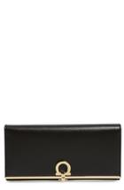 Women's Salvatore Ferragamo 'icona Bar' Saffiano Calfskin Wallet -