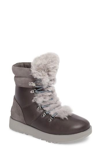 Women's Ugg Viki Waterproof Boot .5 M - Grey
