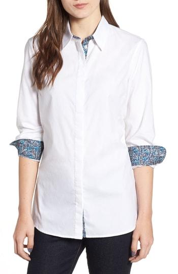 Women's Barbour X Liberty Victoria Shirt Us / 8 Uk - White