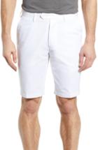 Men's Bugatchi Flat Front Shorts - White