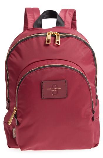 Marc Jacobs Double Pack Nylon Backpack - Burgundy