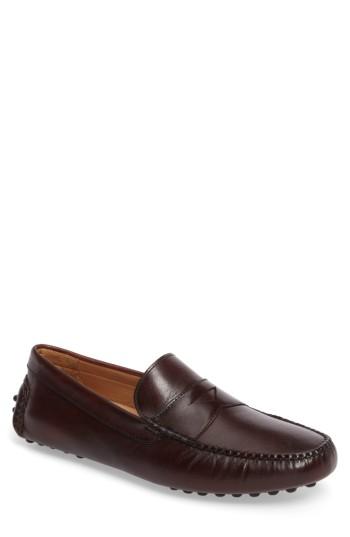 Men's John W. Nordstrom Eaton Driving Shoe .5 M - Brown