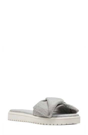 Women's Nine West Ruth Slide Sandal M - Grey