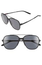 Men's Carrera Eyewear 55mm Aviator Sunglasses - Matte Black