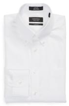 Men's Nordstrom Men's Shop Classic Fit Non-iron Solid Dress Shirt .5 - 32 - White