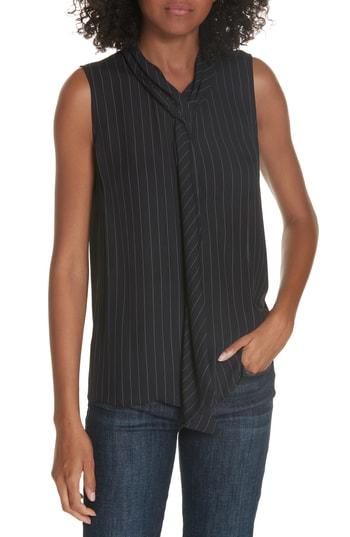 Women's Theory Draped Front Silk Shell
