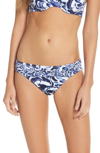 Women's Tommy Bahama Pansy Twist Front Bikini Bottoms - White