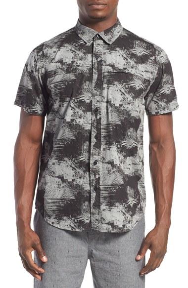Men's Tavik 'shin' Fit Short Sleeve Print Woven Shirt