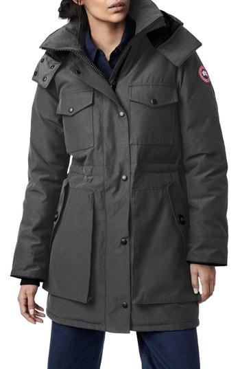 Women's Canada Goose Gabriola Water Resistant Arctic Tech 625 Fill Power Down Parka (2-4) - Grey