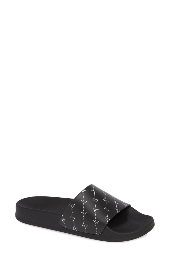 Women's Stella Mccartney Logo Slide Us / 35eu - Black