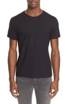 Men's John Varvatos Collection Slub Pima Cotton T-shirt - Black