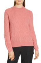 Women's Nordstrom Signature Patterned Sweater - Coral