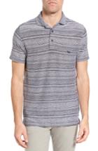 Men's Rodd & Gunn St Kilda Sports Fit Stripe Jersey Knit Polo - Blue