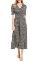 Women's Chaus Ruched Speckle Midi Dress