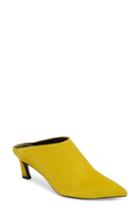 Women's Stuart Weitzman Mira Pointy Toe Mule M - Yellow