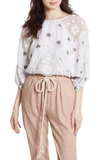 Women's Free People Carolina Mindset Crop Blouse