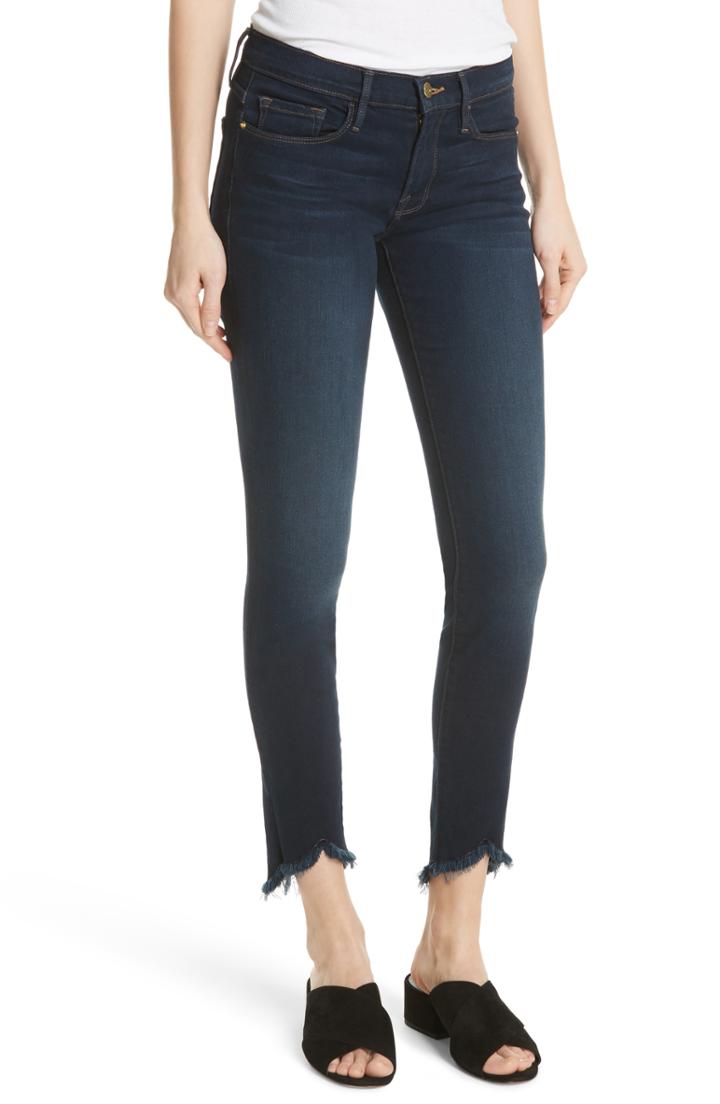 Women's Frame Le Skinny De Jeanne Sweetheart Hem Jeans