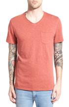 Men's Treasure & Bond Trim Fit Slub V-neck Pocket T-shirt