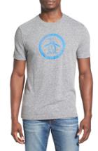 Men's Original Penguin Distressed Logo T-shirt - Grey