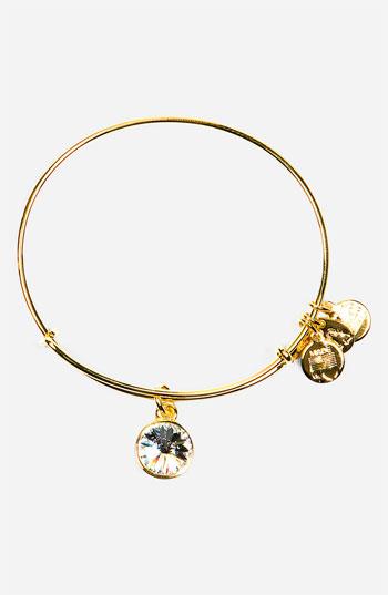 Alex And Ani Birthstone Expandable Wire Bangle April