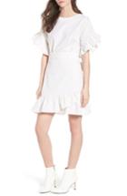 Women's Socialite Ruffle Faux Wrap Dress - Ivory