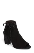 Women's Seychelles Triple Threat Open Toe Bootie M - Black