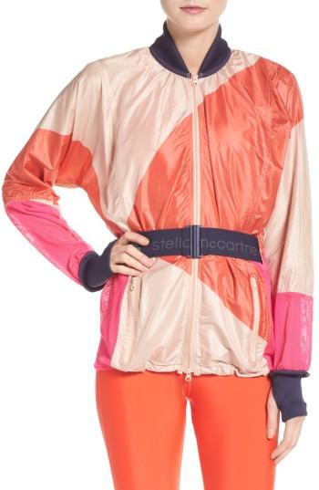 Women's Adidas By Stella Mccartney Kite Climastorm Run Jacket - Red