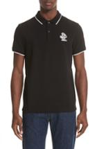 Men's Moncler Maglia Pique Polo - Black