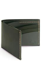 Men's Ezra Arthur No. 8 Leather Wallet - Green