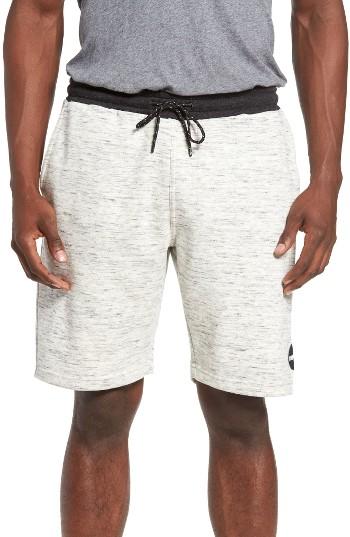Men's Rip Curl Crypto Fleece Knit Shorts - Ivory