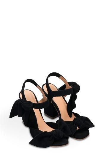 Women's Bill Blass Carmen Bow Sandal M - Black