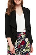 Women's Wallis Daisy Waterfall Jacket Us / 12 Uk - Black
