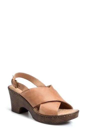Women's B?rn Coralyn Platform Sandal M - Brown