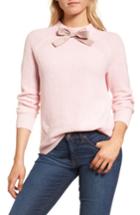 Women's J.crew Gayle Tie Neck Sweater - Pink