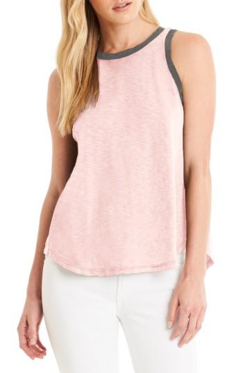Women's Michael Stars Contrast Trim Swing Tank