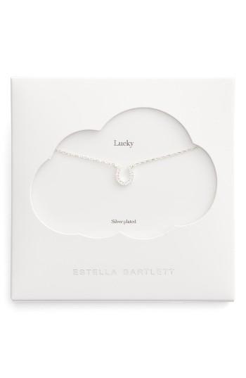 Women's Estella Bartlett Lucky Horseshoe Necklace