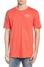 Men's Hurley Plate Lunch Pocket T-shirt - Red