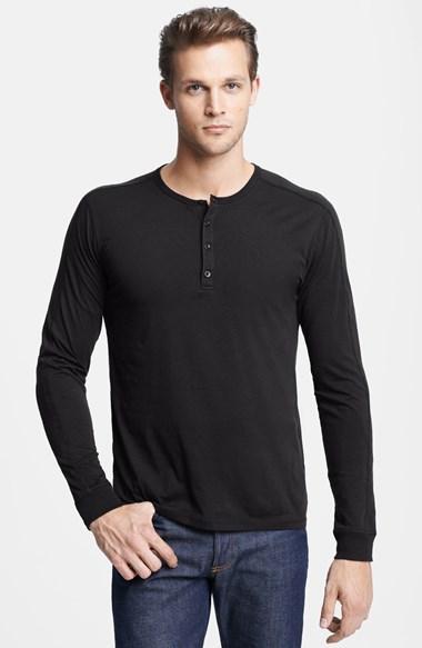 Men's Vince Long Sleeve Knit Henley