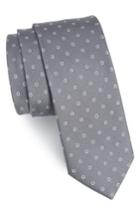 Men's The Tie Bar Round Trip Silk Tie, Size - Grey