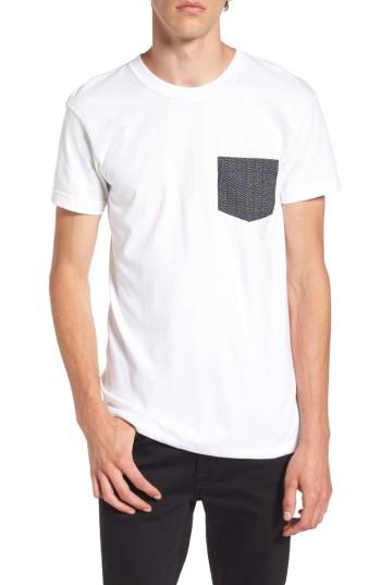 Men's Naked & Famous Denim Pocket T-shirt - White