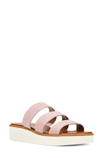 Women's Nine West Zoili Platform Slide Sandal M - Pink