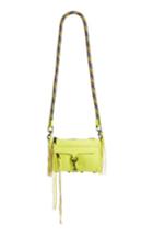 Rebecca Minkoff Mini Mac Leather Crossbody Bag - Yellow